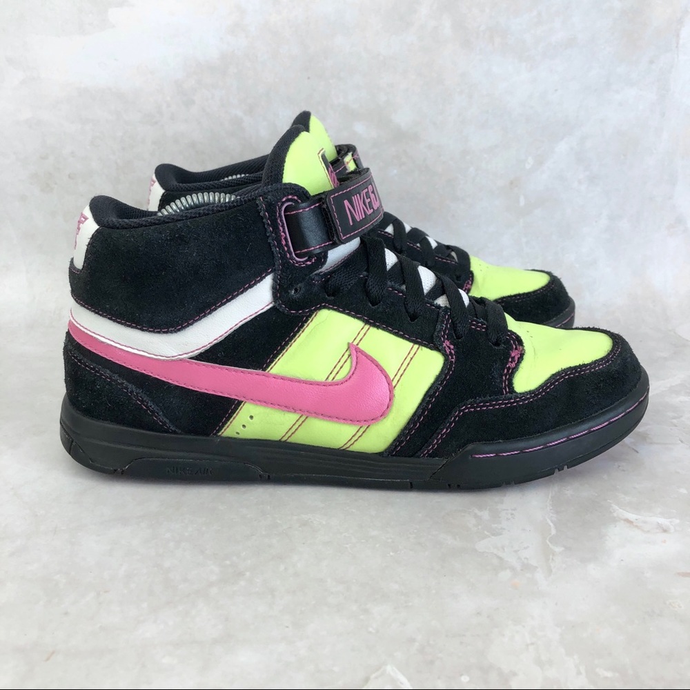Nike 6.0 SB Dunk Neon Green Pink Black